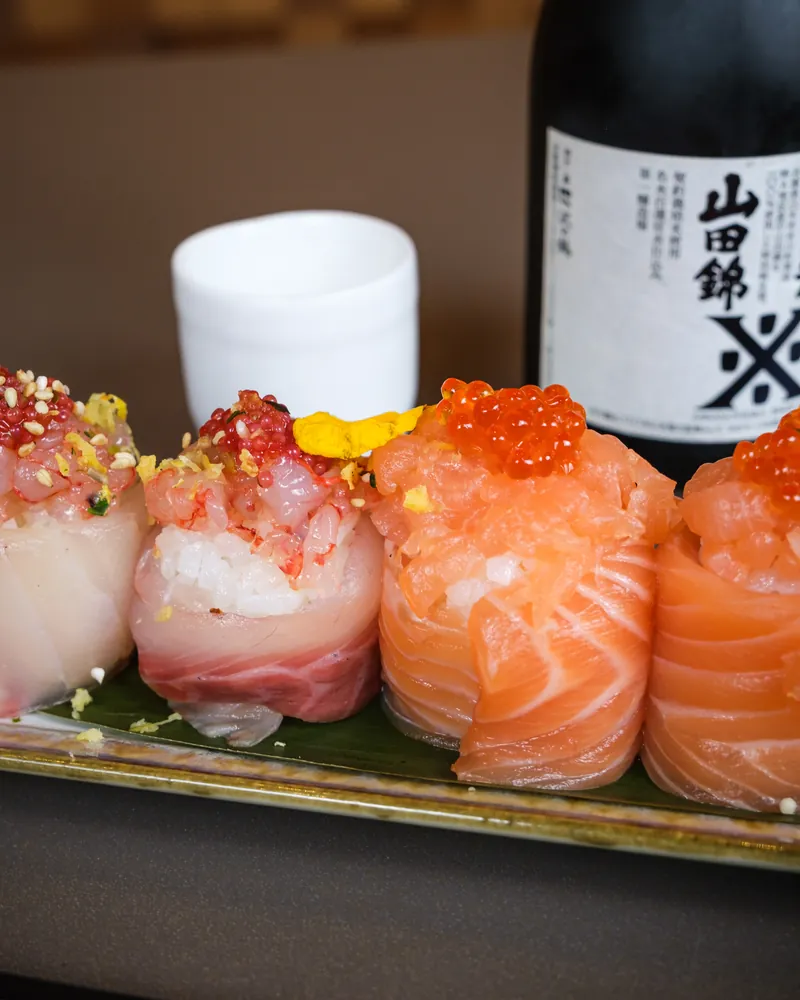 Selezione di nigiri - sushi a Catania
